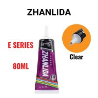 Zhanlida E 80ML Clear Contact DIY Adhesive Universal Repair Glue With Precision Applicator Tip Adhesives Tape