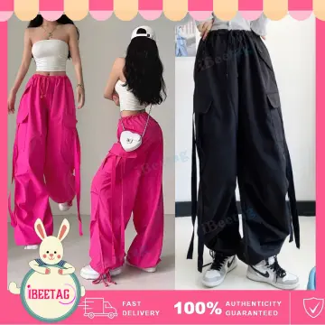 Baggy Cargo Pants Women Low Waisted with Pockets Drawstring Y2K Pants High  Waisted Y2K Wide Leg Oversized Plus Size Boyfriend Cargo Jeans Streetwear  Trousers B1 Khaki at  Women's Clothing store
