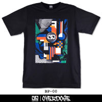 Overdose T-shirt เสื้อยืดคอกลม สีดำ รหัส BP-00(โอเวอโดส)