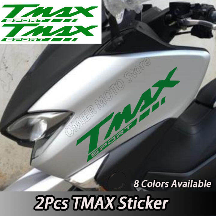 รถจักรยานยนต์-scooter-สติ๊กเกอร์-tmax-สติ๊กเกอร์สะท้อนแสงด้านหน้า-yamaha-tmax-500-530-560-tech-max-530sx-อุปกรณ์เสริมกันน้ำ