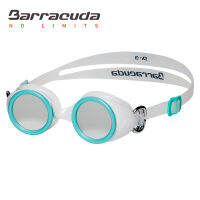 Barracuda แว่นตาว่ายน้ำสำหรับเด็ก,เลนส์กระจก,ป้องกันหมอก,ป้องกันรังสียูวีสำหรับอายุ2 ~ 6ปี #91310สีฟ้าอ่อน