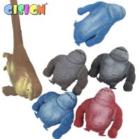 【CW】 12cm Orangutan Squeeze Vent Stress Squeezing Animals Children Elastic Decompression