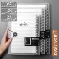 ☍◐ Diary 2023 A5 B5 A4 Transparent Loose Leaf Binder Notebook Inner Core Cover Note Book Journal Planner Office Stationery Supplies