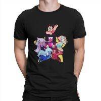 Crystal Gems T Shirt Mens  Pure Cotton Awesome T-Shirt Crewneck Stevens Univerrse Americans Aniimated Crysstal  Sleeve 4XL 5XL 6XL