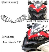 MTKRACING For Ducati Multistrada 950 1200 1260 Headlight Grille Decorative Protective Cover Protective Cover 2015-2020