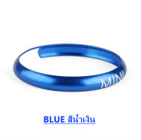 วงแหวนกรอบกุญแจ อลูมิเนียมรุ่น Gen2 R55/R56/R57/R58/R59/R60/R61 (BLUE สีน้ำเงิน) R-Series Anodize Finish Aluminum Key Cover (สินค้าพร้อมส่ง)