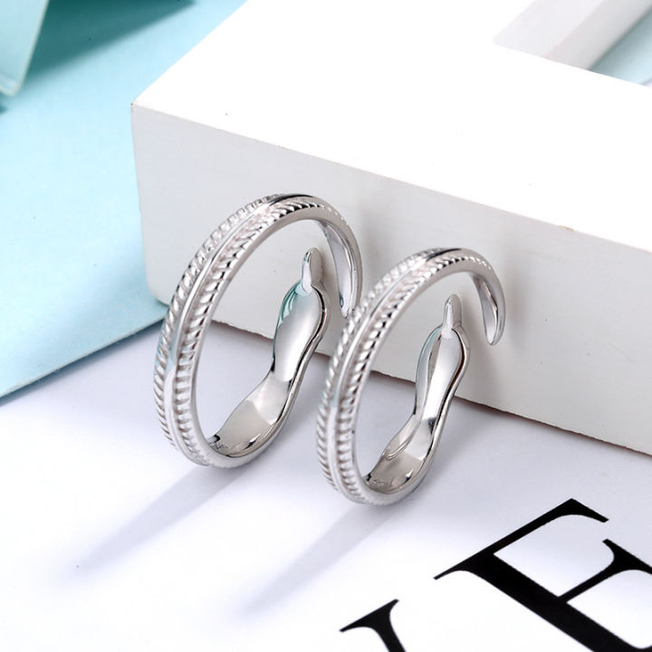 cod-ขนแหวน-925-แหวนคู่เงินแท้ของขวัญวันเกิดคู่วันวาเลนไทน์สำหรับแฟนแหวนชายและหญิง