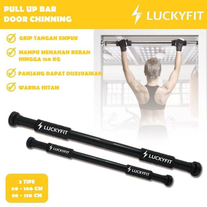 PULL UP BAR DOOR CHINNING LUCKYFIT ALAT FITNESS OLAHRAGA RUMAH