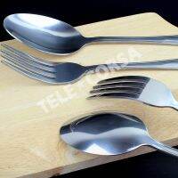 ช้อนส้อม สแตนเลส แบบหนา รุ่น Fork-spoon-stainless-steel-thick-304-thick-06a-T4