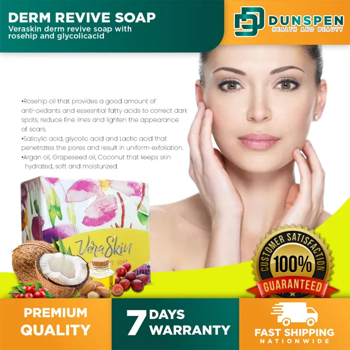 Dunspen Veraskin Derm Revive Soap Rejuvenates and Moisturized the Skin ...