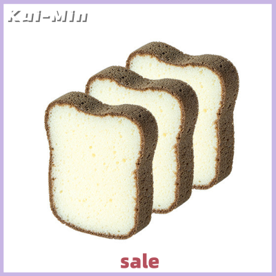 Kui-Min ฟองน้ำล้างจานรูปร่างขนมปังเช็ดหม้ออุปกรณ์เสริมแปรงทำความสะอาดครัว