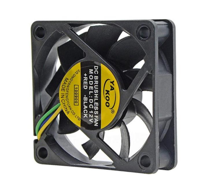 พัดลม-dc-12-โวลต์-3-pin-60x60x15-มิลลิเมตร-cpu-คอมพิวเตอร์-cpu-ระบบแขน-bearing-พัดลม-cooling-fan-for-cpu-saim-60mm-x-60mm-x-15mm-12v-dc-0-1a-3p-bearing-computer-case-fans-cooler-radiator