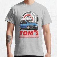 เสื้อยืดผู้ชาย FIAT Multipla TOM S Blue Version เสื้อยืดผู้หญิง