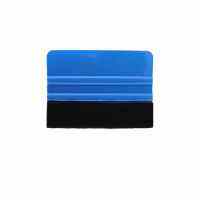 Plastic Felt Edge Squeegee 4 Inch for Car Vinyl Scraper Decal Applicator Tools Blue