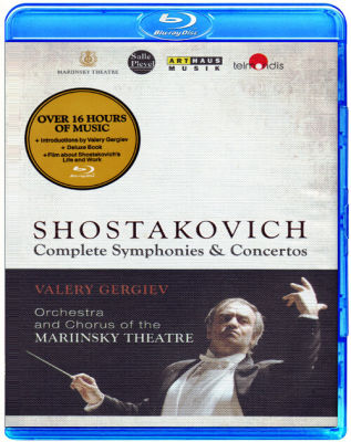 Shostakovich symphonies and Concertos gekiev malinsky (4 discs, Blu ray 50)