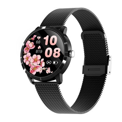 【hot seller】 New Q8H round screen women bracelet heart rate blood pressure monitoring remind watches sports intelligence physiological period