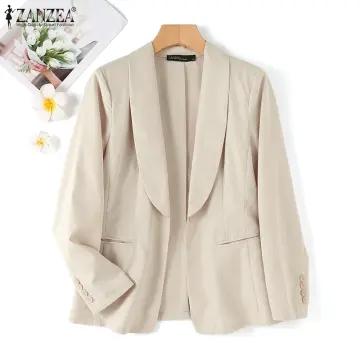 Suit Jacket Ladies British Style Long Wild Drape Fried Street Gold Velvet Suit  Jacket - China Suit and Clothing price