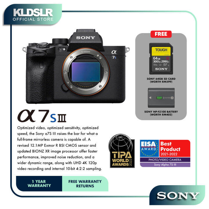 sony a7s3 card