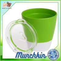 Munchkin : MNK21158 แก้วน้ำ Splash Cup - 1pk (Green) ถ้วยหัดดื่ม แก้วหัดดื่ม ช้อมส้อมเด็ก ชุดจานเด็ก จานชามเด็ก ชุดถ้วยจานเด็ก ชุดจานชามเด็ก Mamy and Buddy