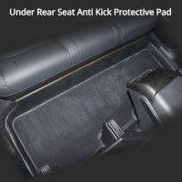 Protective Pad For Tesla Model 3 Y Under Rear Seat Anti Kick Guard Cover TPE Full Surround Cushion Protector Car Interior Modely