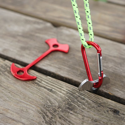 Spot parcel post Outdoor Lengthened Deck Nail Fishbone Stake Camping Tent Fixed Wind Proof Rope Canopy Adjustable Buckle Anchor Bolt Fish-Shaped Buckle
