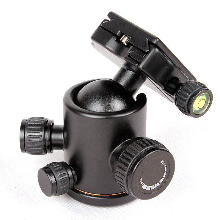 new-qzsd-02-aluminum-tripod-ball-head-ballhead-quick-release-plate-for-pro-camera-tripod-max-load-to-15kg