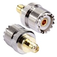 Sunsky Coaxial SMA ผู้หญิงเพื่อ UHF อะแดปเตอร์ตัวเมีย (สีเงิน)