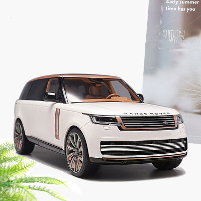 Large Size New 1/18 Land Range Rover SUV Alloy Car Model Diecast Metal Toy Off-Road Vehicles Car Model Sound And Light Kids Gift