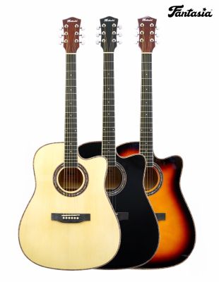Fantasia C42 Acoustic Guitar (Spruce/Linden) ** Beginner Guitar **