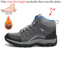 Winter Women Ankle Outdoor Leather Hiking Boots Woman Trekking Shoes Mountain Sneakers Tracking Treking Camping Trecking