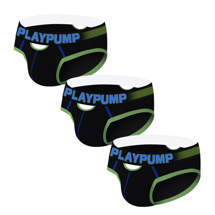playpump-3pcs-ตาข่ายผ้าฝ้ายเซ็กซี่กางเกงในชายกางเกงในชายกางเกงแห้งเร็วชุดชั้นใน-jockstrap-ชุดชั้นในชายสั้น-clothes-pp9112