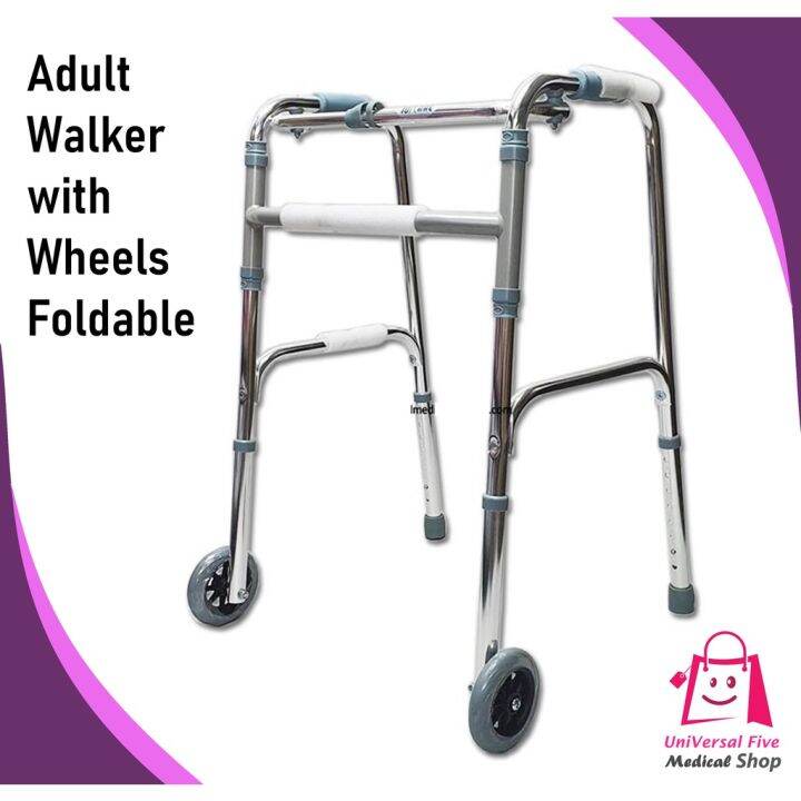 Adult Walker with Wheels Foldable Adult Walker without Wheels Standard