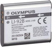 BATTERY OLYMPUS LI-92B ประกัน ECMall สำหรับกล้อง TG6 แบตเตอรี่กล่องถ่ายรูปใต้น้ำ