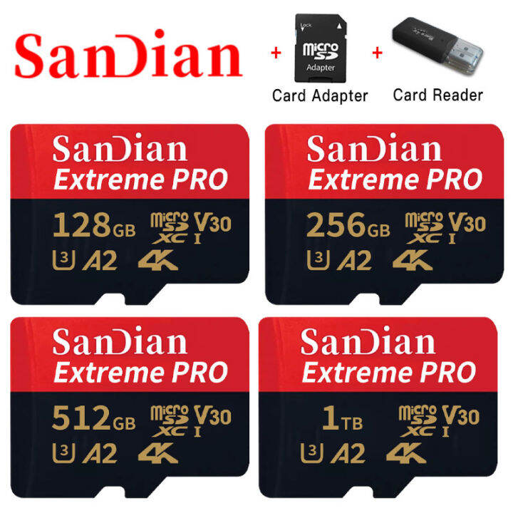 【2023】Smart SD card 1TB Class 10 High speed TF cards Flash Card Memory