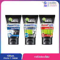 การ์นิเย่เมนโฟม 100มล.เพาเวอร์ไวท์เซฟวิ่ง