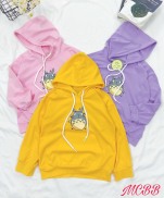 MCBB - 8-24 Kg 100% Vải Cotton Áo Hoodie Bé Gái Bé Trai Áo Thun Tay Dài Có