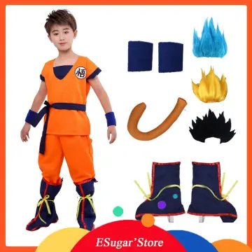 Kids Dragon Ball Z Goku Cosplay Costume Boys Child Dragonball Gohan Outfit  Anime 