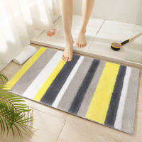 Color Stripes Non-Slip Bath Rug Super Absorbent Car for Bathroom Floor Mat Easy To Clean Kitchen Rugs Alfoms Para