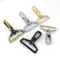 ◇◊✙ 1pcs Metal 38mm D Ring Swivel Eye Snap Hook Trigger Clasps Clips for Leather Craft Bag Strap Belt Webbing Keychain Large Size