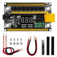 GX591 99 Gear Intelligent CNC Spot Welder Black + Yellow PCB + Metal 8V-24V 0.1-0.2Mm 2400A MAX Portable 18650 Lithium Battery Spot Welder DIY Kit