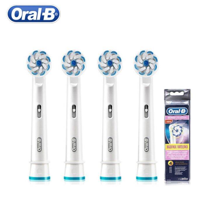 Oral B EB60 Electric Toothbrush Replacement Heads Soft Superfine ...