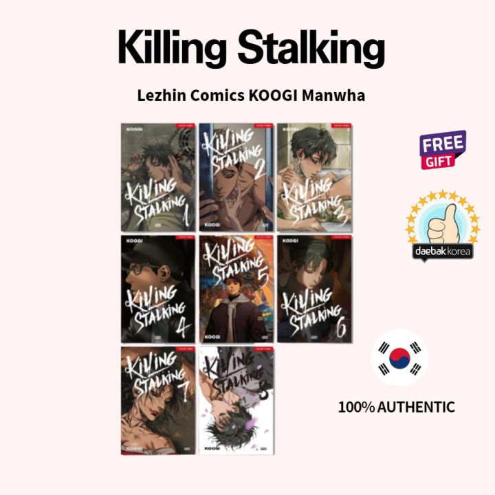 Killing Stalking Vols 1-3 Manga/Manhwa By Koogi Very Good