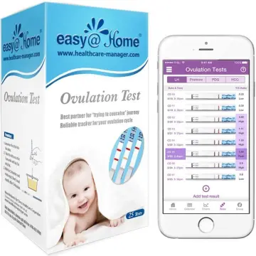 Easy@Home Ovulation Test Strips (50-Pack), FSA Eligible Ovulation Predictor  Kit, Powered by Premom Ovulation Calculator iOS and Android APP, 50 LH