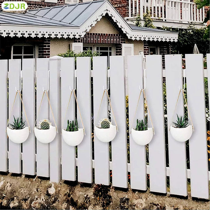 zdjr-ไม้แขวนเสื้อรั้วเหล็กในสวนติดตั้งง่ายตะขอแขวนสำหรับรั้วประตูไม้อาร์เบอร์