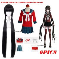 2021 Harukawa Maki Cosplay Costumes Wig Anime Danganronpa Cosplay School Girls Uniform Dangan Ronpa Halloween Costume For Women