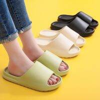 Men Indoor Bathroom Slippers Summer Round Toe Beach Non-Slip Soft Sole EVA Comfortable Casual Flip Flops Sandals Zapatos Hombre