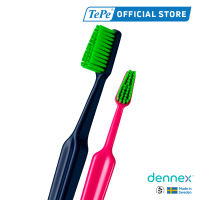 TePe Colour Soft แปรงสีฟัน ขนนุ่ม ขนแปรงสีเขียว แปรงสีฟันเทเป้ คัลเลอร์ ซอฟท์ 1 ชิ้น ด้ามแปรงคละสี by Dennex สินค้านำเข้า จากประเทศสวีเดน