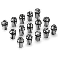 15PCS ER11 Precision Spring Collet Set for CNC Engraving Milling Lathe Chuck Tool 1.0mm-7.0mm &amp; 1/4 inch 1/8 inch