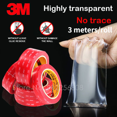 3M VHB Double Sided Tape Heavy Duty Mounting Transparent Heat Resistant Waterproof Nano Tape for Car Special House Office Decor