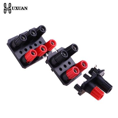 1pc 2 4 6 Positions Bend Pin External Audio Jack Speaker Amplifier Banana Plug 4mm Socket Connector Screw Post Terminal Block